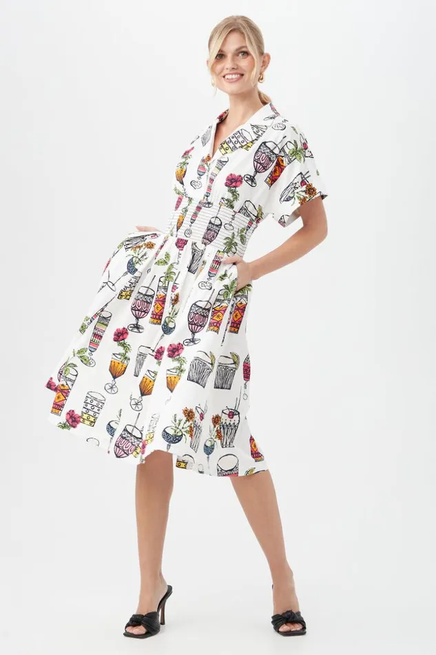 SHOP Trina Turk MIDI DRESSES ENCHANTED DRESS
