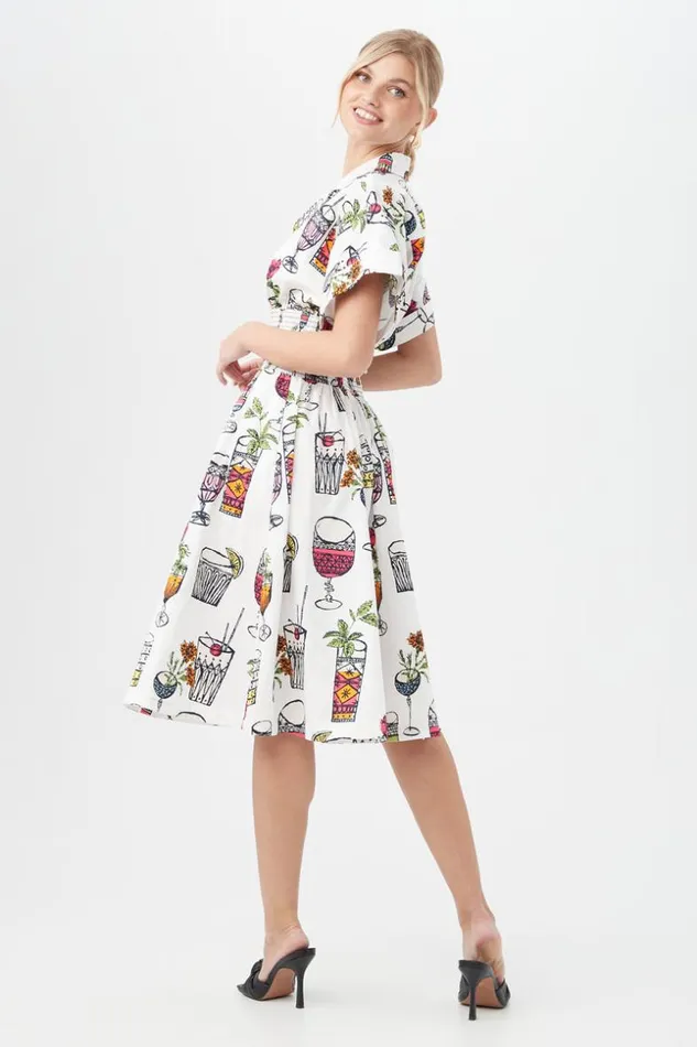 SHOP Trina Turk MIDI DRESSES ENCHANTED DRESS
