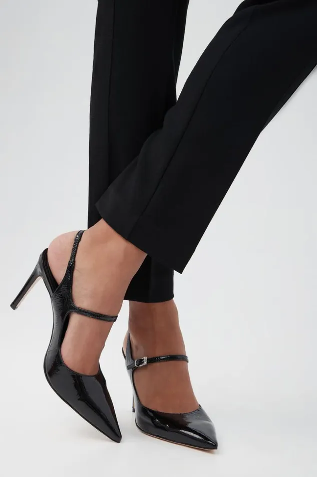 SHOP Trina Turk SHOES VERNIZ PATENT SLINGBACK PUMP