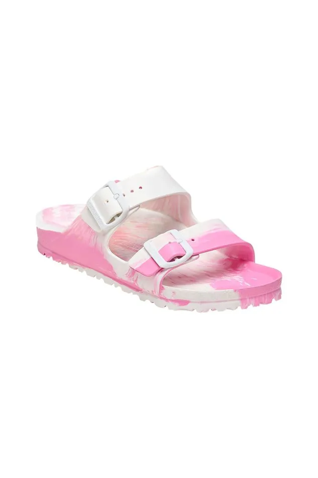 SHOP Trina Turk SHOES WOMEN039S ARIZONA PINK MULTI EVA SLIDE SANDAL