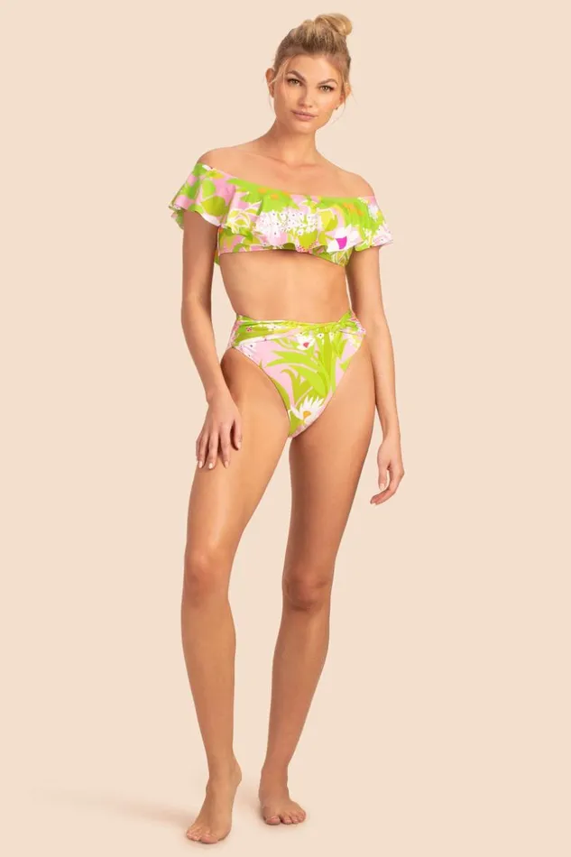 SHOP Trina Turk SWIM BOTTOMS LA PALMA HIGH WAIST BOTTOM