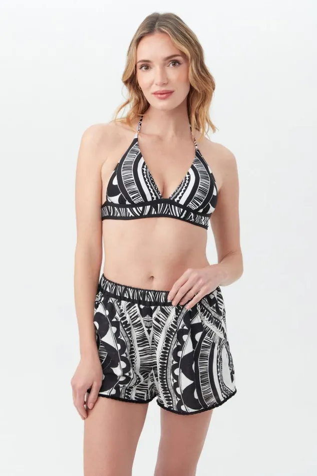 SHOP Trina Turk SWIM TOPS WOMEN039S HULA REVERSIBLE HALTER SWIM TOP