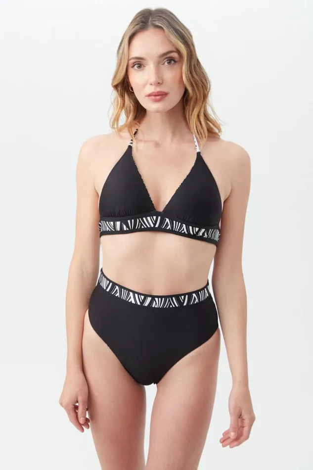 SHOP Trina Turk SWIM TOPS WOMEN039S HULA REVERSIBLE HALTER SWIM TOP