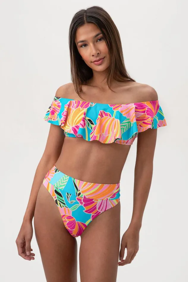 SHOP Trina Turk SWIM TOPS WOMEN039S POPPY OFF THE SHOULDER RUFFLE BANDEAU SWIM TOP SHOP Trina Turk SWIM TOPS WOMEN039S POPPY OFF THE SHOULDER RUFFLE BANDEAU SWIM TOP