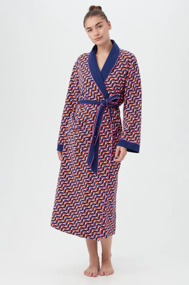 SHOP Trina Turk WOMEN039S SLEEPWEAR GEO RAINBOW ROBE DE CHAMBRE