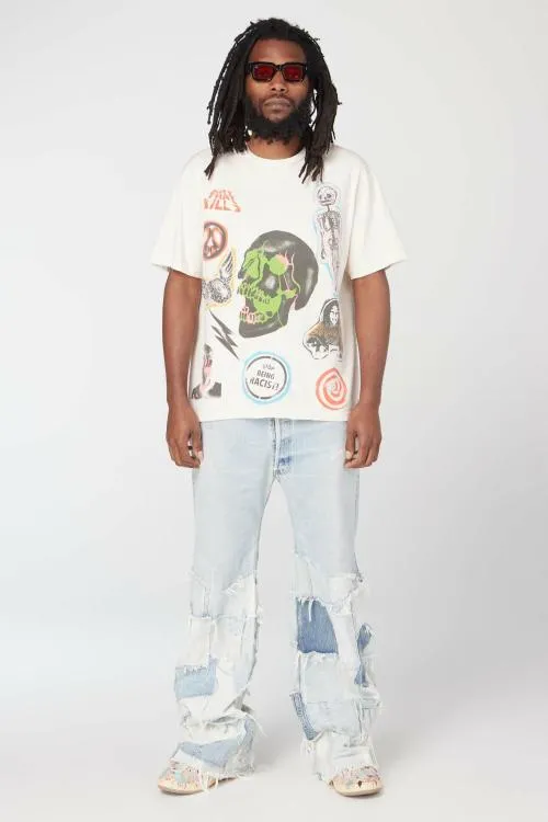 Short Sleeve Men Gallery Dept ILLADOX TEE Offwhite