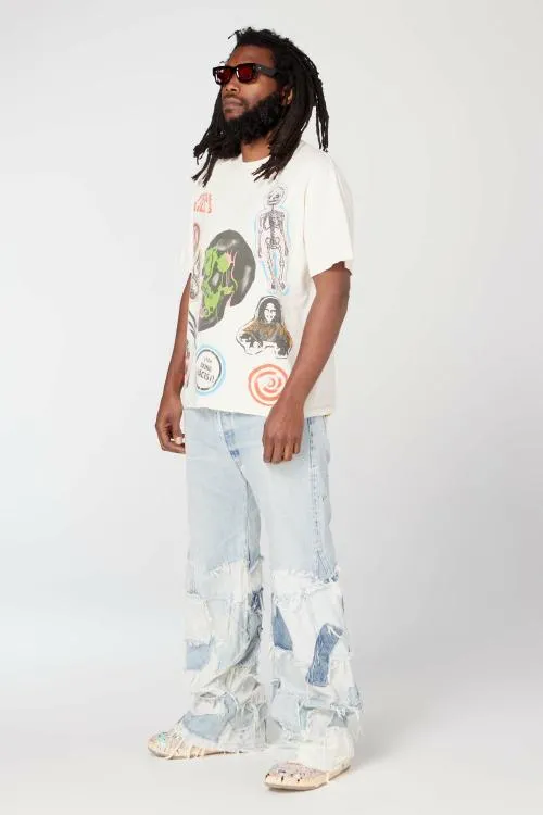 Short Sleeve Men Gallery Dept ILLADOX TEE Offwhite