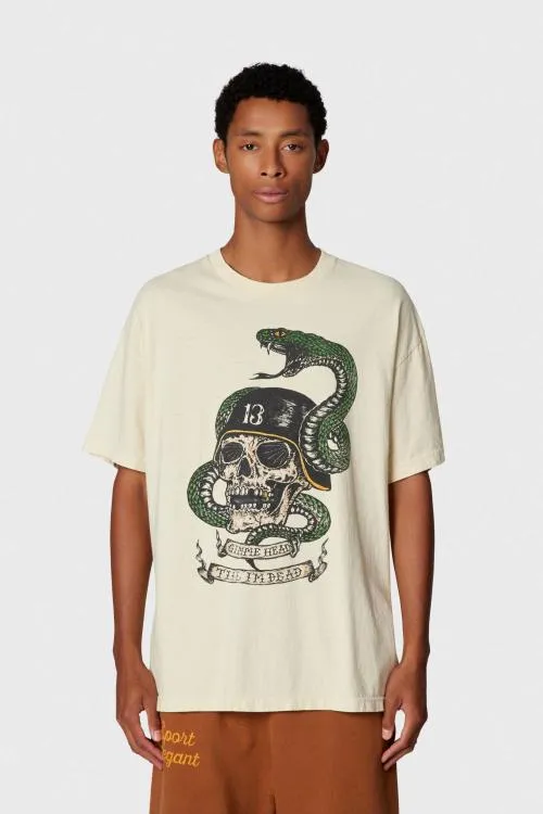 Short Sleeve Men Gallery Dept TILL I039M DEAD TEE Archival White