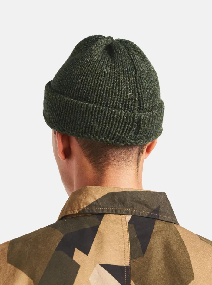 Short Watch Cap In Olive British Wool Men Universal Works Hats Short Watch Cap In Olive British Wool Men Universal Works Hats