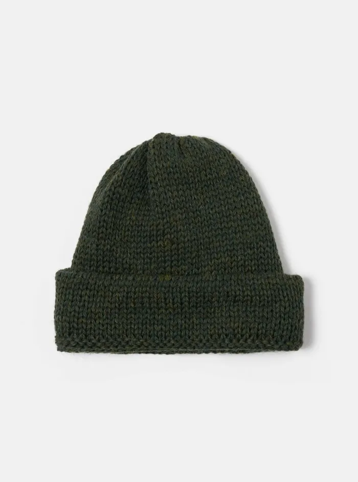 Short Watch Cap In Olive British Wool Men Universal Works Hats Short Watch Cap In Olive British Wool Men Universal Works Hats