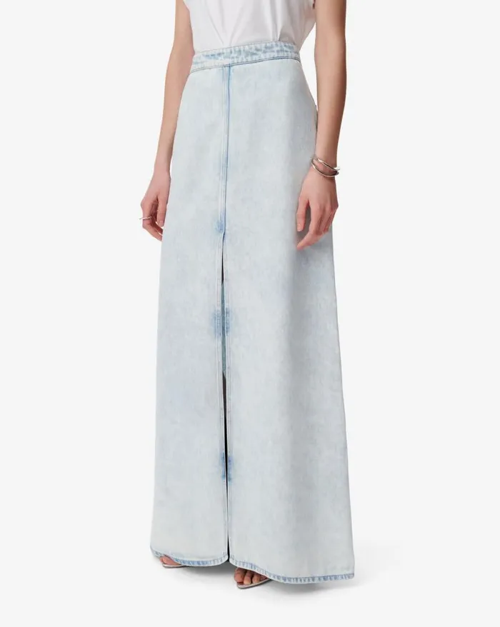 Shorts and Skirts Women IRO CAROLIA LONG SKIRT IN WASHED DENIM