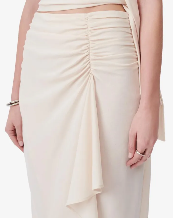 Shorts and Skirts Women IRO ECTRA GATHERED MIDI WRAP SKIRT