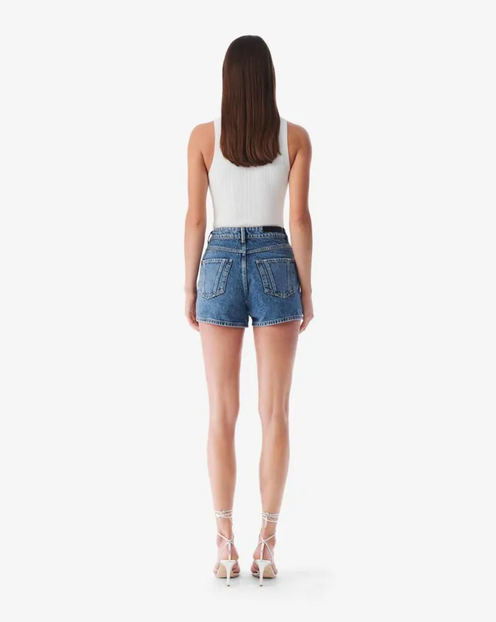 Shorts and Skirts Women IRO SARAHI CROPPED DENIM SHORTS