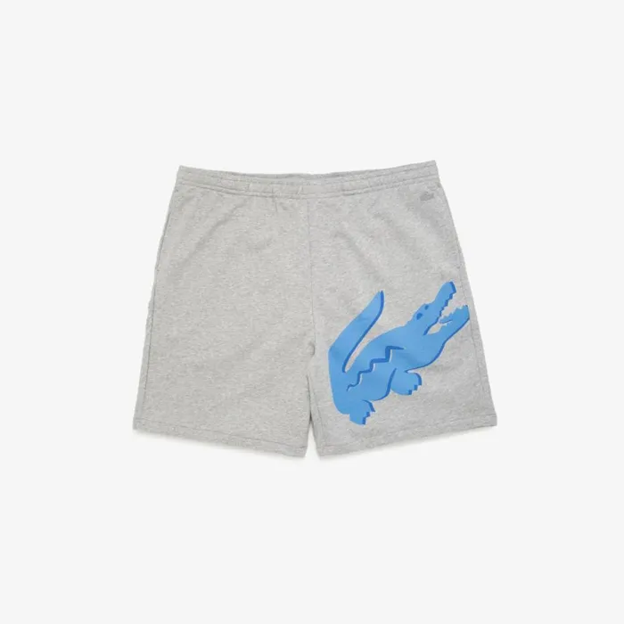 Shorts and Swim Men Lacoste Men039s Big Fit XL Croc Cotton Shorts Grey Chine Cca Shorts and Swim Men Lacoste Men039s Big Fit XL Croc Cotton Shorts Grey Chine Cca