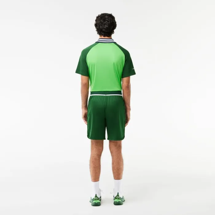 Shorts and Swim Men Lacoste Men039s Lacoste Sport X Daniil Medvedev Tennis Shorts Pine Green 132