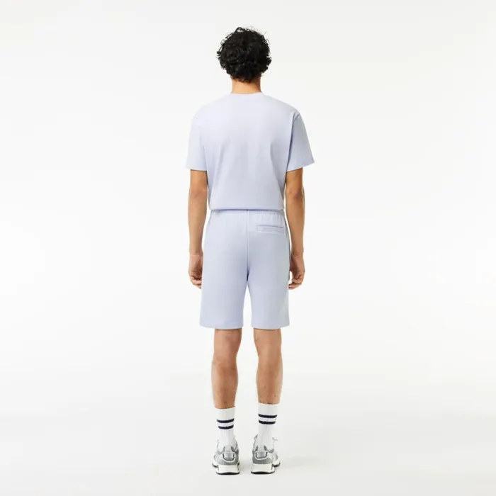 Shorts and Swim Men Lacoste Men039s Regular Fit Fleece Shorts Phoenix Blue J2g