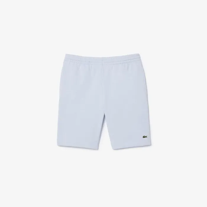 Shorts and Swim Men Lacoste Men039s Regular Fit Fleece Shorts Phoenix Blue J2g