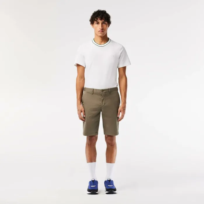 Shorts and Swim Men Lacoste Men039s Slim Fit Stretch Cotton Shorts Khaki Green 316 Shorts and Swim Men Lacoste Men039s Slim Fit Stretch Cotton Shorts Khaki Green 316