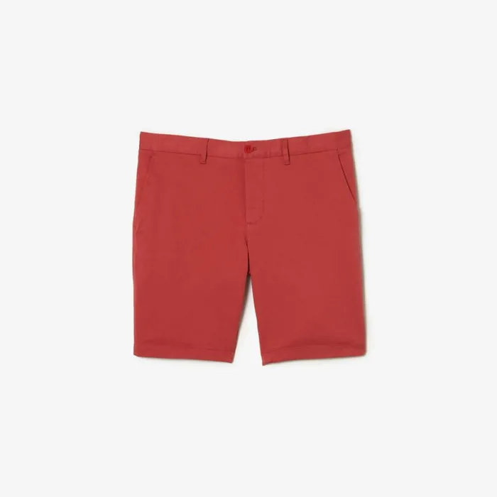 Shorts and Swim Men Lacoste Men039s Slim Fit Stretch Cotton Shorts Pink Zv9