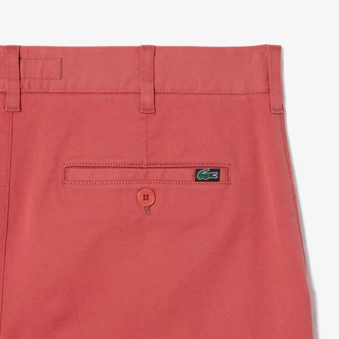 Shorts and Swim Men Lacoste Men039s Slim Fit Stretch Cotton Shorts Pink Zv9