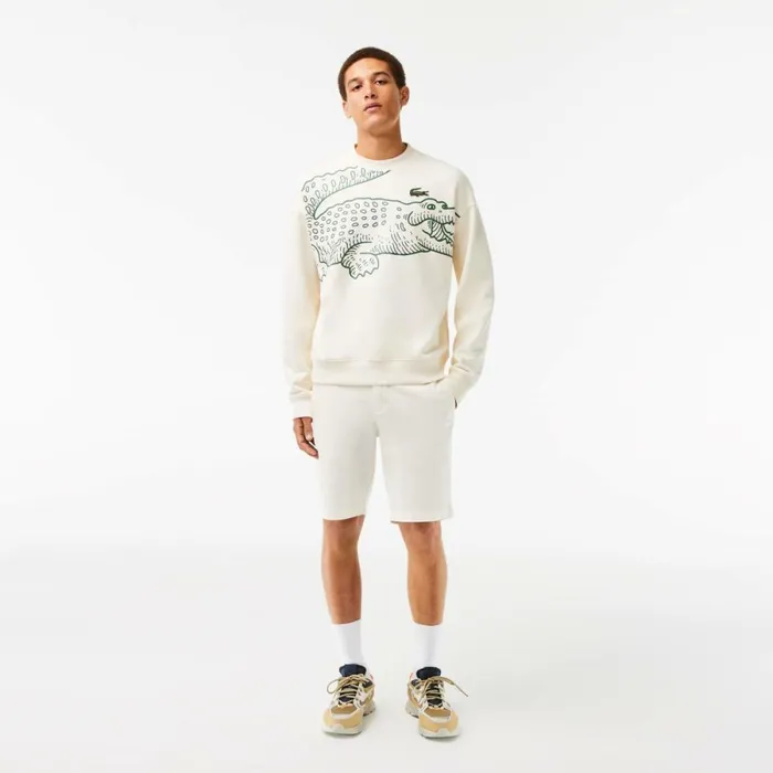Shorts and Swim Men Lacoste Men039s Slim Fit Stretch Cotton Shorts White 70v