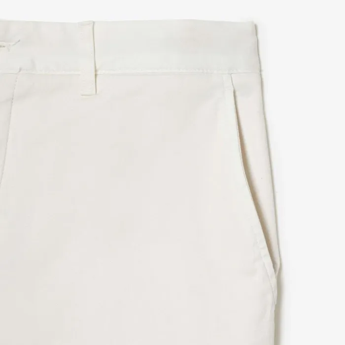 Shorts and Swim Men Lacoste Men039s Slim Fit Stretch Cotton Shorts White 70v