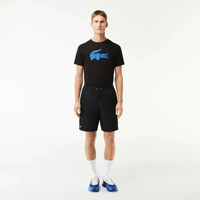 Shorts and Swim Men Lacoste Men039s Sport Tennis Solid Diamond Weave Shorts Black 031 Shorts and Swim Men Lacoste Men039s Sport Tennis Solid Diamond Weave Shorts Black 031