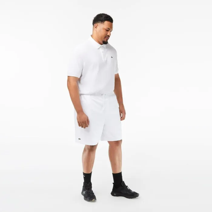 Shorts and Swim Men Lacoste Mens SPORT Big Fit Relaxed Fit Lined Shorts White 001 Shorts and Swim Men Lacoste Mens SPORT Big Fit Relaxed Fit Lined Shorts White 001