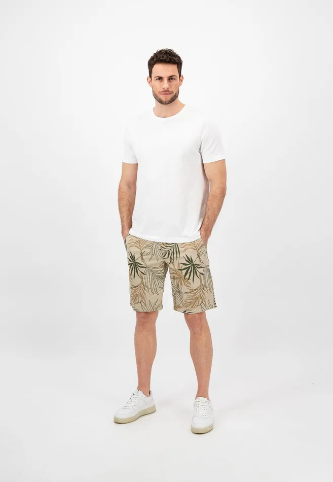 Shorts Men FYNCHHATTON Linen Mix Shorts Stone Shorts Men FYNCHHATTON Linen Mix Shorts Stone
