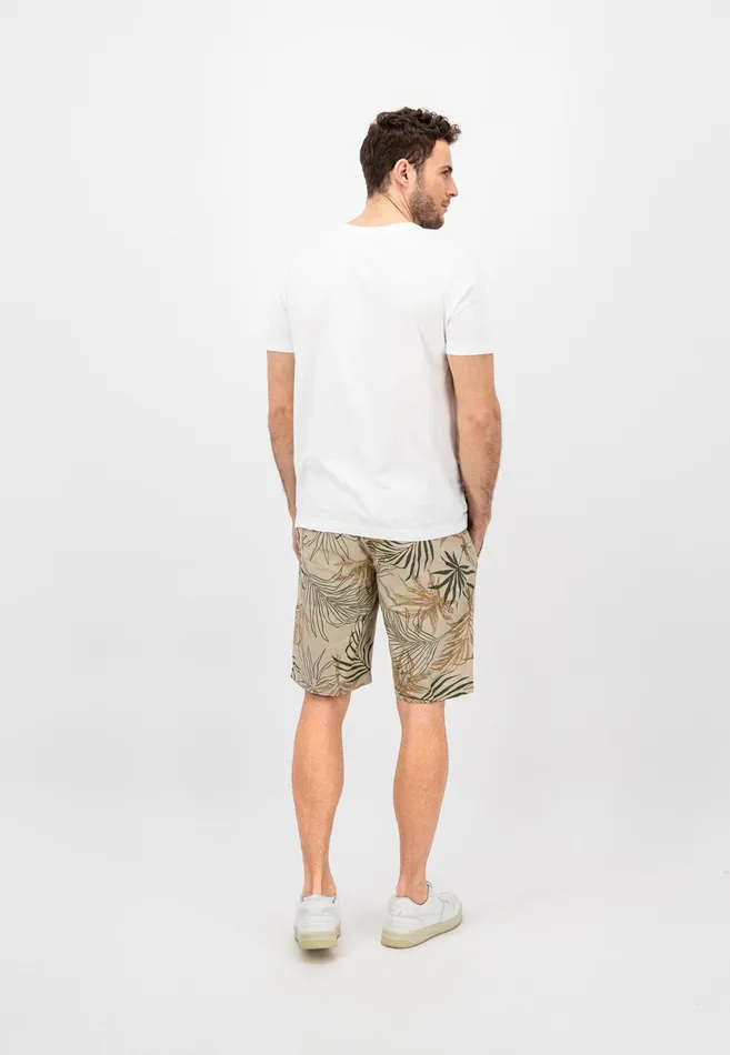 Shorts Men FYNCHHATTON Linen Mix Shorts Stone Shorts Men FYNCHHATTON Linen Mix Shorts Stone