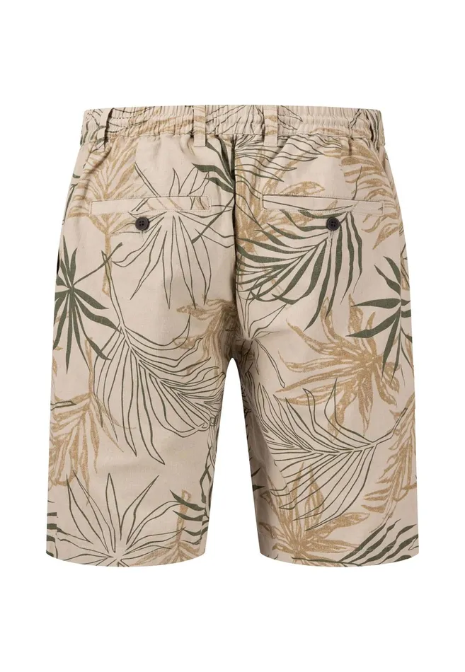 Shorts Men FYNCHHATTON Linen Mix Shorts Stone Shorts Men FYNCHHATTON Linen Mix Shorts Stone
