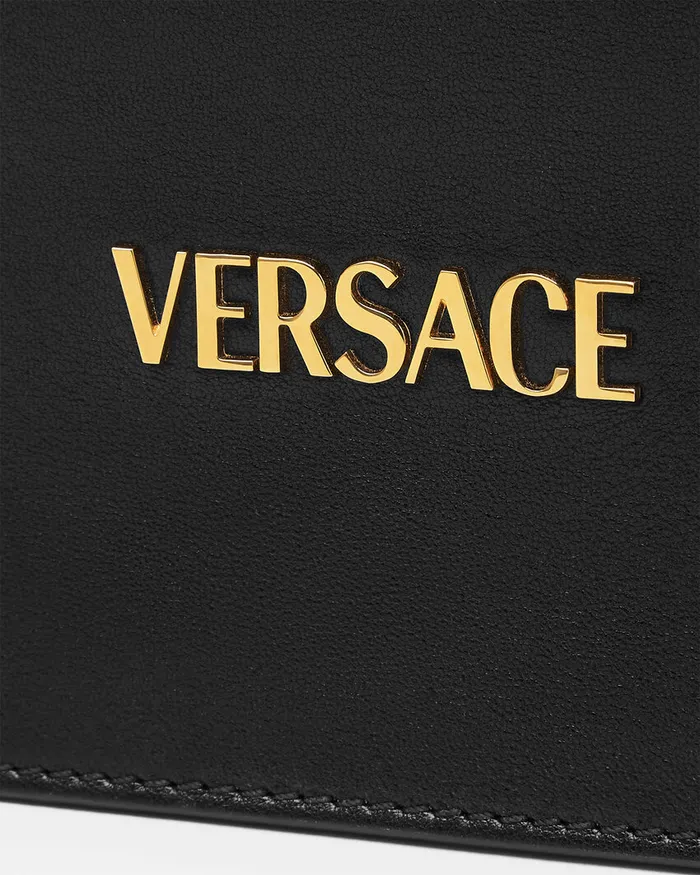 Shoulder and Crossbody WomenMen Versace Tag Mini Bag Blackgold