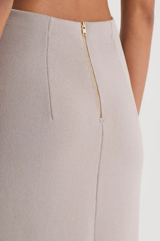 Skirts Women CREPE KNIT PENCIL SKIRT MIDI OYSTER Scanlan Theodore