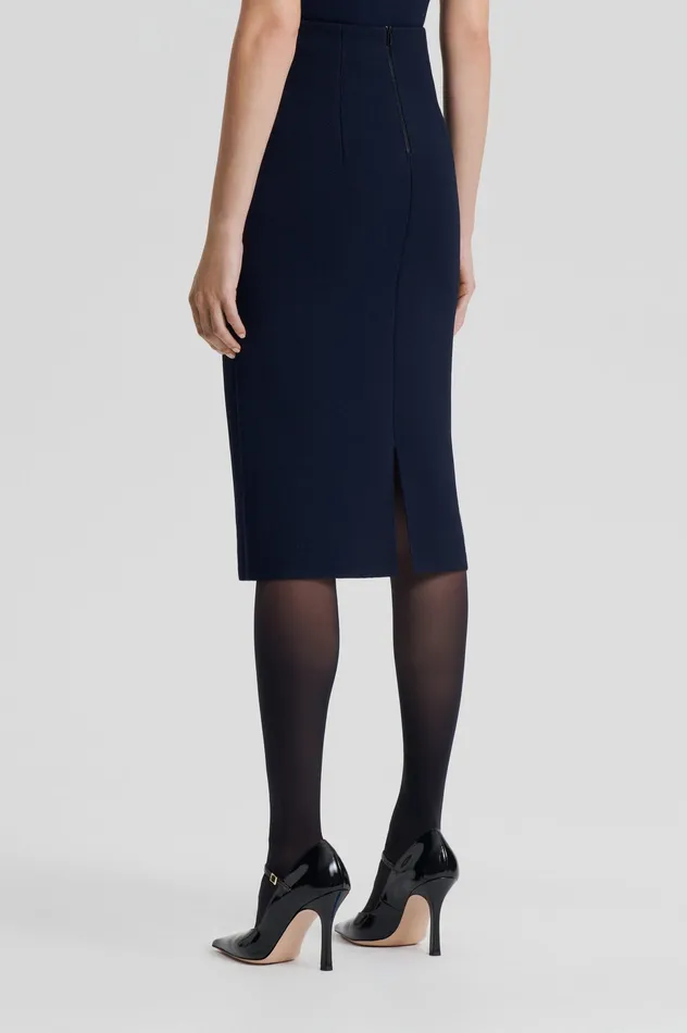 Skirts Women CREPE KNIT PENCIL SKIRT NAVY Scanlan Theodore