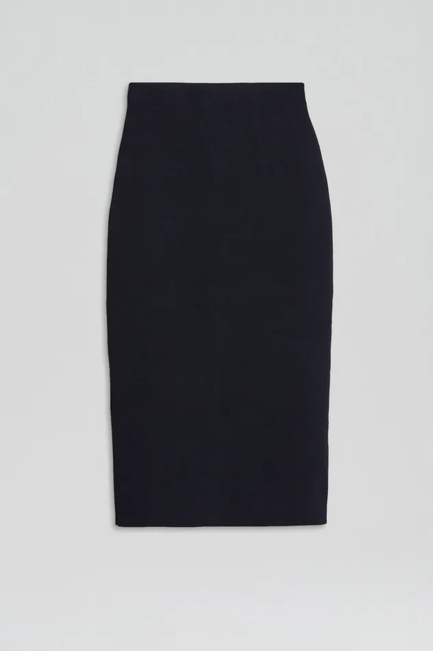 Skirts Women CREPE KNIT PENCIL SKIRT NAVY Scanlan Theodore