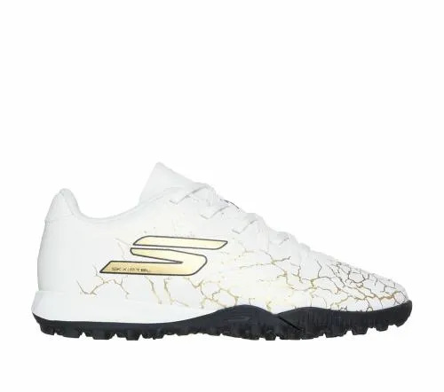 SKX 15 Jr Td TF White Black Gold Kids SKECHERS Kids UK Sizes 9525