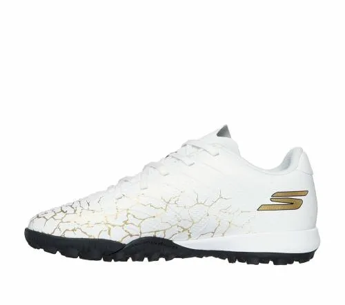 SKX 15 Jr Td TF White Black Gold Kids SKECHERS Kids UK Sizes 9525
