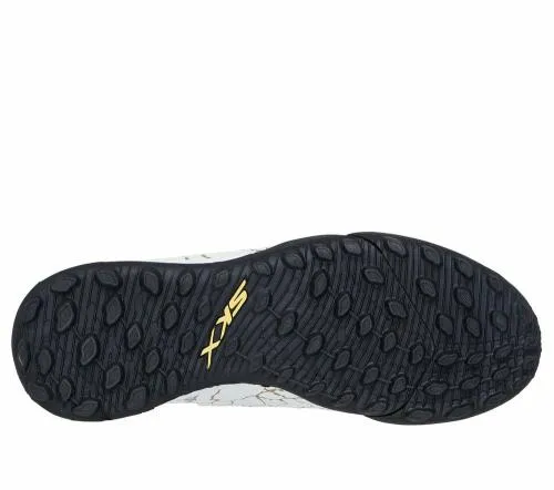 SKX15 Jr Youth TF White Black Gold Kids SKECHERS Big Kids UK Sizes 36