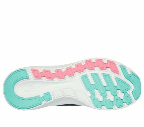 Slipins Arch Fit 20 8211 Easy Chic Navy Turquoise Women SKECHERS Lace Up