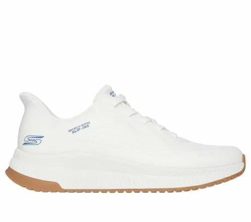 Slipins BOBS Sport Squad Chaos 4 White Men SKECHERS SlipOn