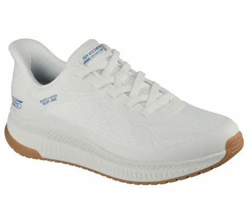 Slipins BOBS Sport Squad Chaos 4 White Men SKECHERS SlipOn