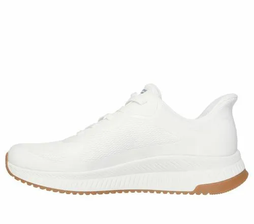Slipins BOBS Sport Squad Chaos 4 White Men SKECHERS SlipOn