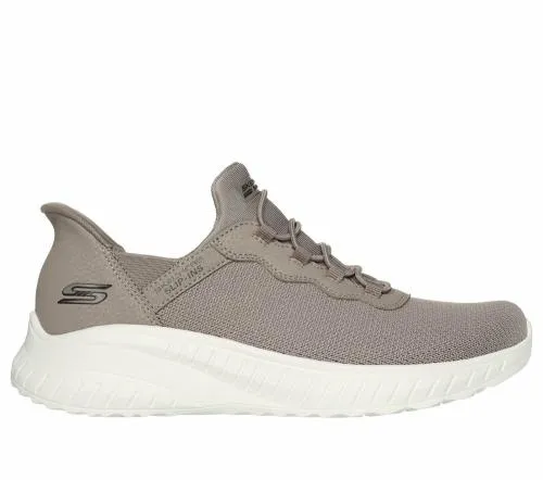 Slipins BOBS Sport Squad Chaos Taupe Women SKECHERS SlipOn