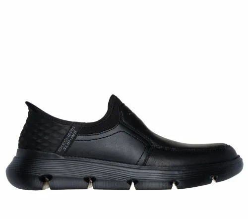 Slipins Garza 8211 Dorado Black Men SKECHERS Hands Free Slipins