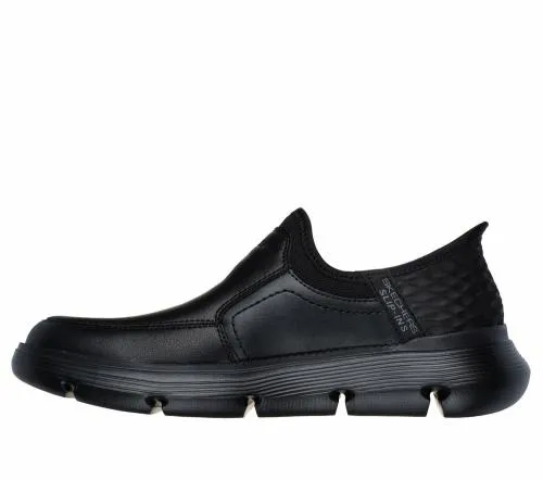 Slipins Garza 8211 Dorado Black Men SKECHERS Hands Free Slipins