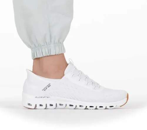 Slipins GlideStep 8211 Tranquility White Black Women SKECHERS SlipOn