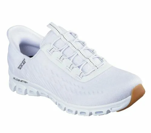 Slipins GlideStep 8211 Tranquility White Black Women SKECHERS SlipOn