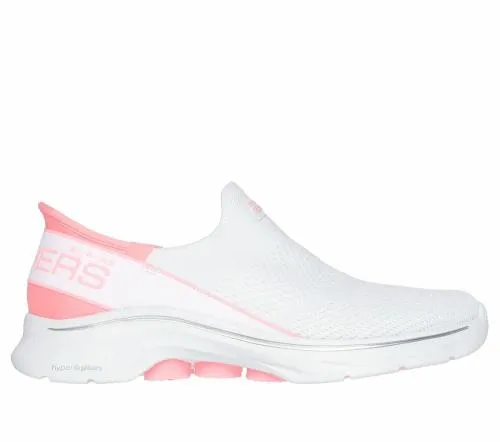 Slipins GO WALK 7 8211 Mia White Pink Women SKECHERS SlipOn