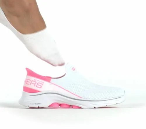 Slipins GO WALK 7 8211 Mia White Pink Women SKECHERS SlipOn