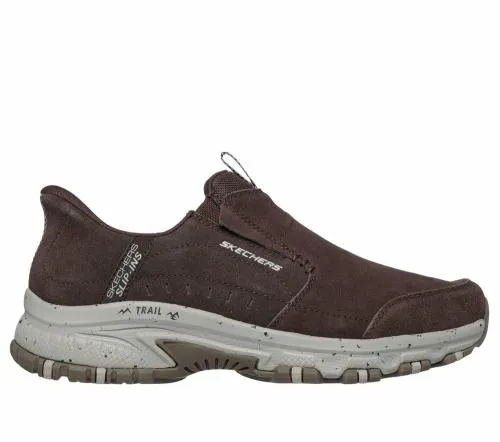 Slipins Hillcrest 8211 Cedar Root Brown Men SKECHERS SlipOn